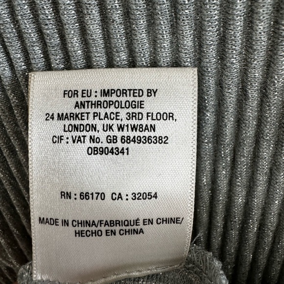 Silver & Blue Metallic Plisse Co-Ord Set - Picture 13 of 13